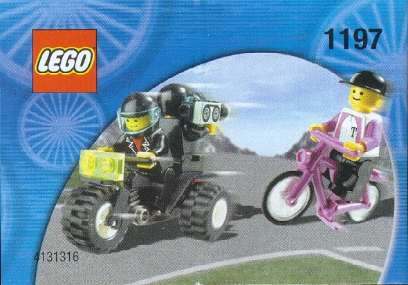 1197 Telekom Race Cyclist and Television Motorbike | Brickipedia