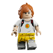 April's appearance in LEGO Fortnite