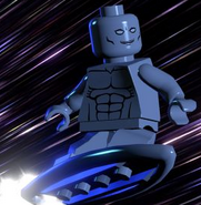 Silver Surfer in the ending of LEGO Marvel Super Heroes