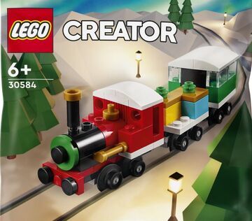 Winter holiday train shop