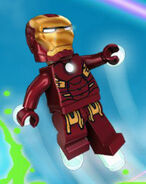 A digital rendering of Iron Man