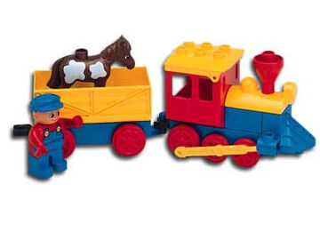 Vintage duplo train shop