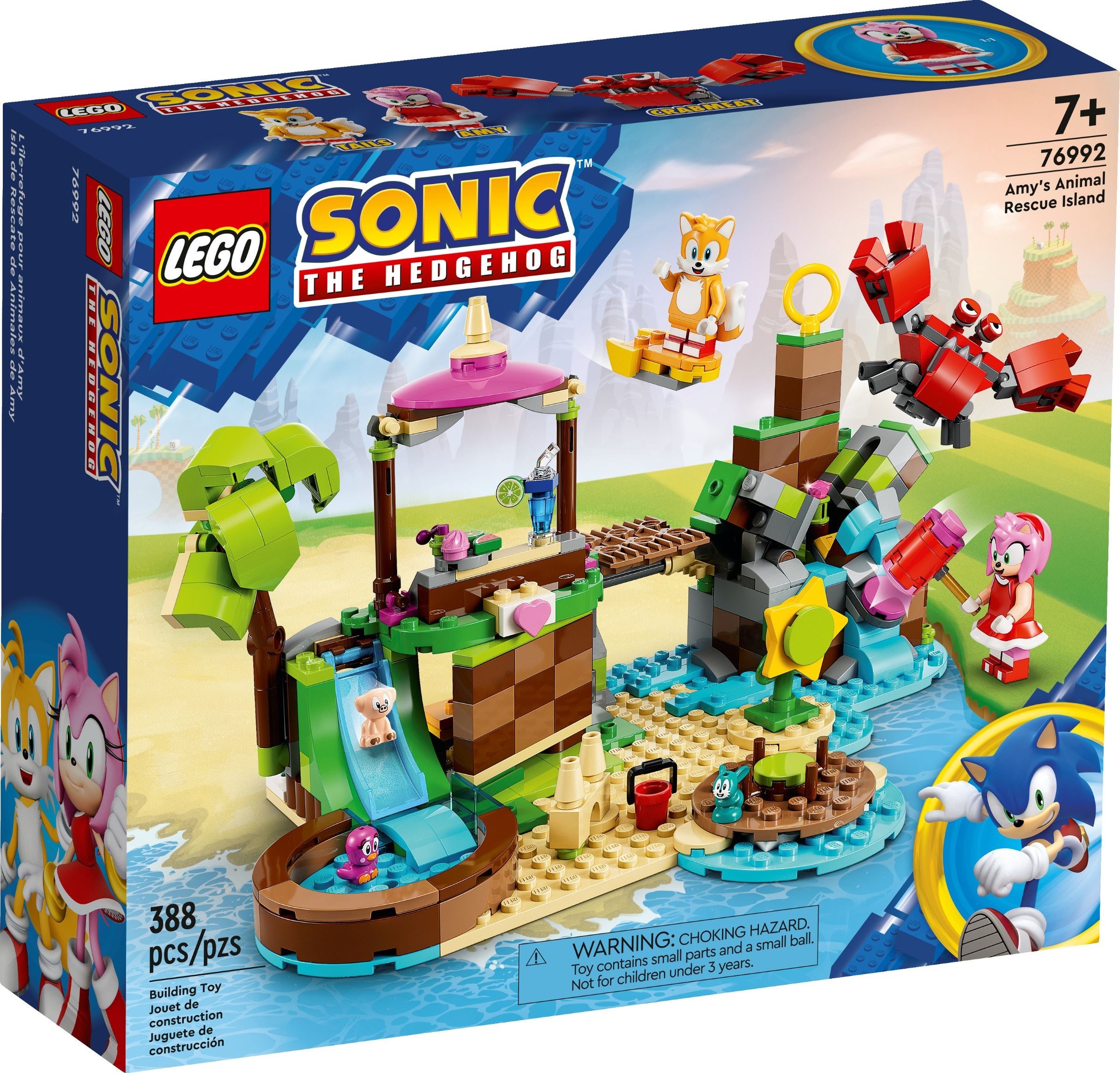 LEGO Sonic The Hedgehog Amy Animal Rescue Island 76992 NEW 2023