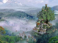 Ape castle environment mock-up