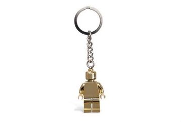 Lego gold sale minifigure keychain