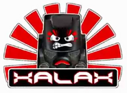 Warrior on the logo of Xalax