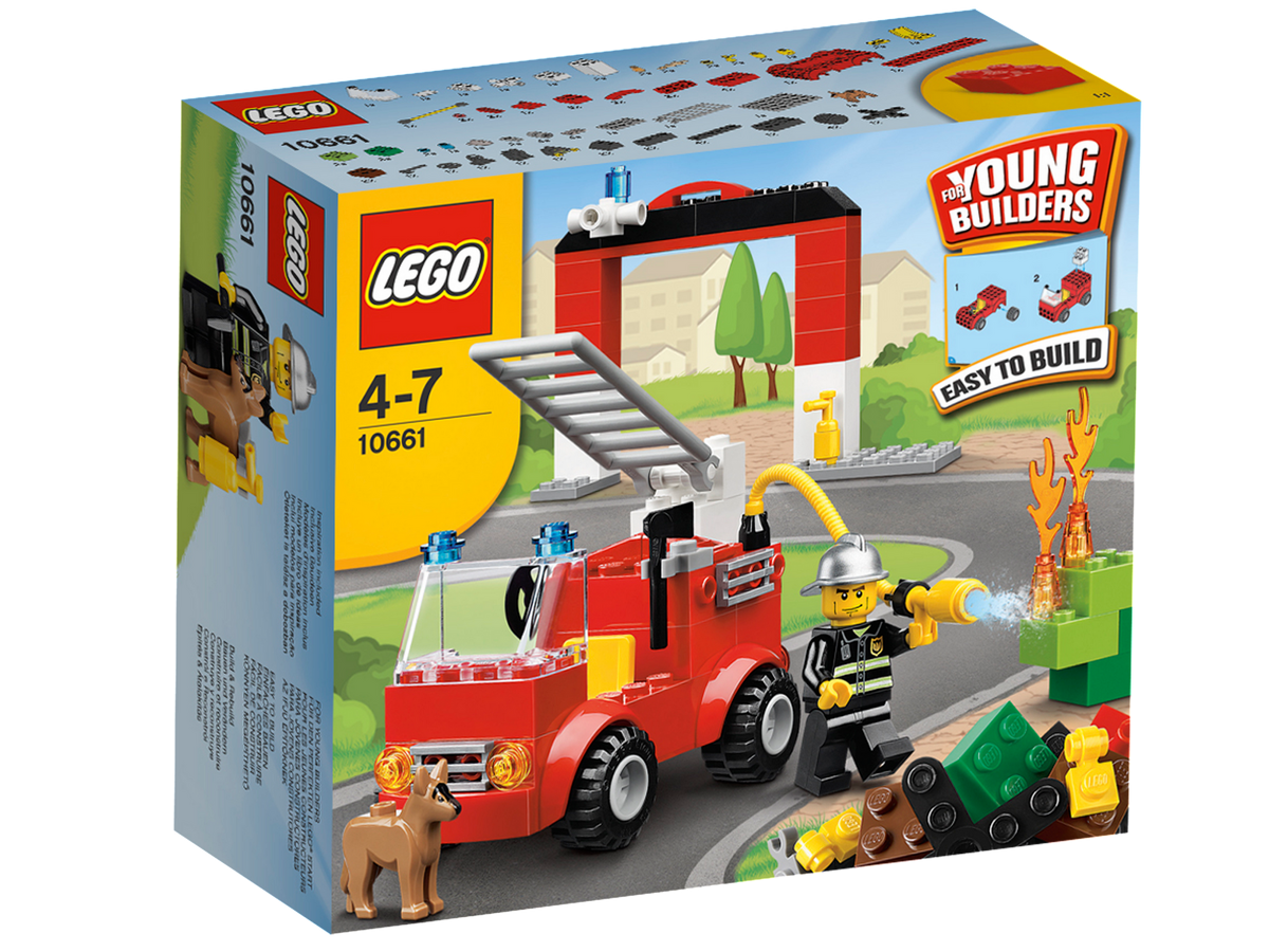 Lego juniors sale fire engine