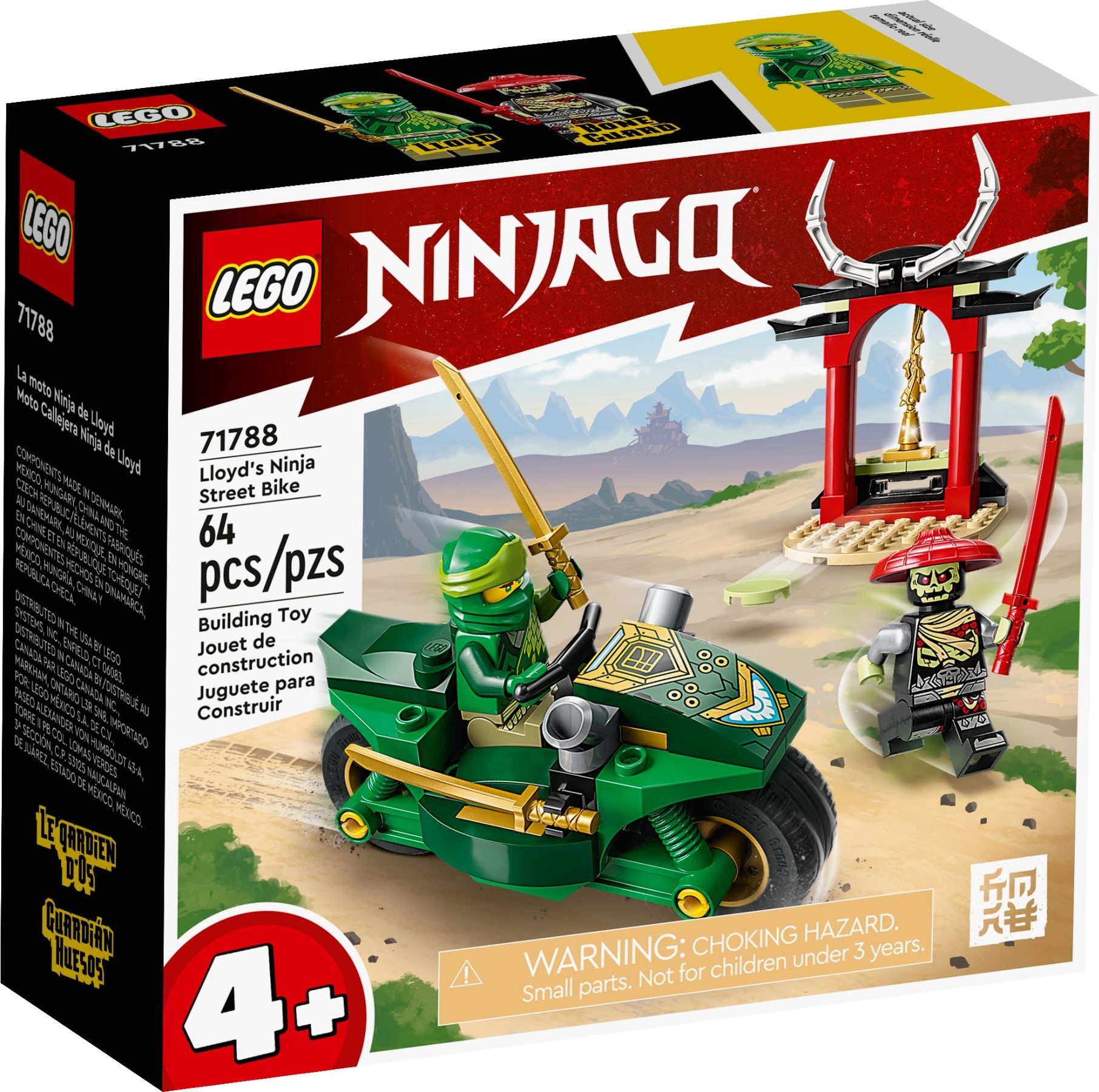 べジータゼノ Amazon.com: LEGO Ninjago 71788 Lloyd Ninja Street Bike, Toy