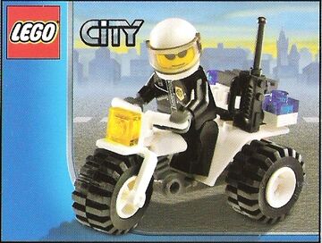Lego city police bike top