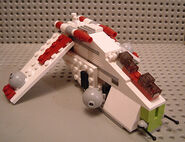 Mini republic gunship