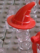 A red wizard hat