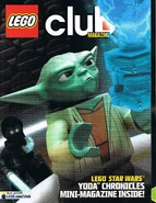 The Yoda Chronicles featured as the cover of a LEGO Club Magazine