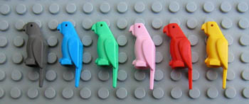 LEGO Minifig Pink Animal RARE Bird / Parrot 