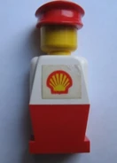The LEGOLAND Minifigure with the Shell sticker.