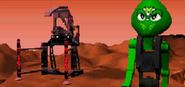 The unnamed green-skinned version of Riegel in the GBA version of LEGO Racers 2