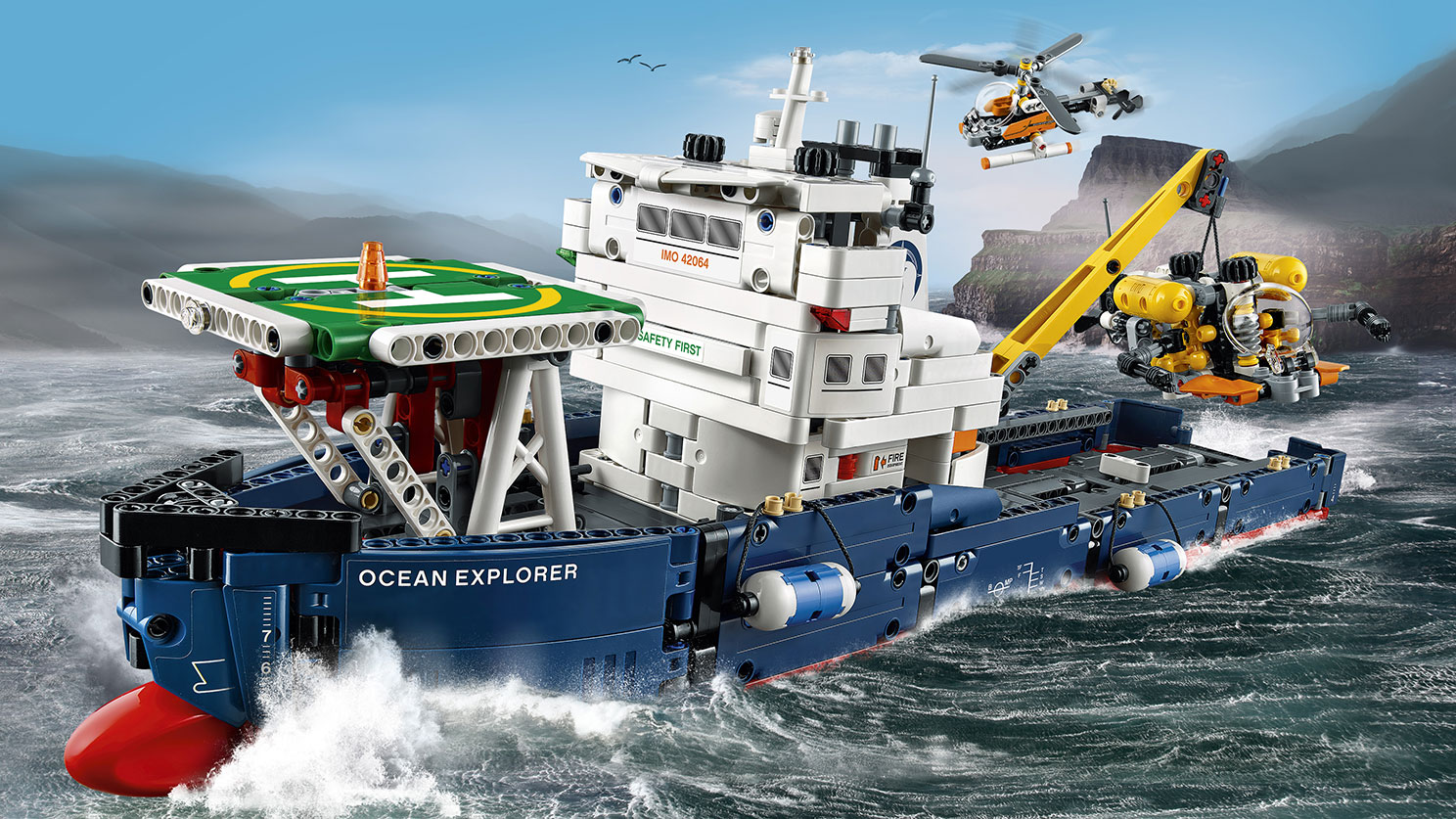 Lego Lego Technic 42052 L'Hélicoptere De Transport