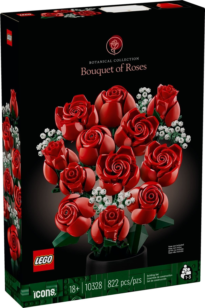 LEGO Icons Botanical Collection 10328 Rose Flower Bouquet Rumoured For  January 2024