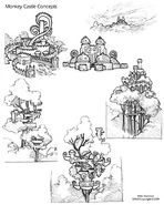 Ape castle sketches