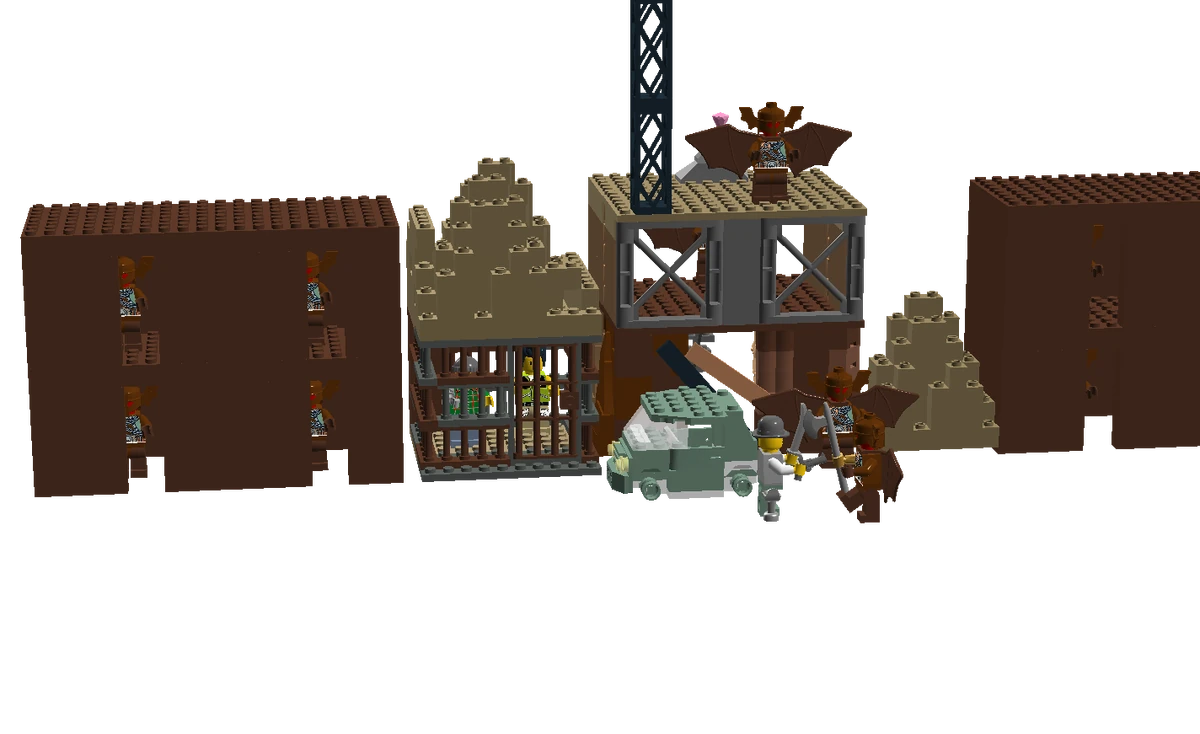 CustomThe Man Bat Caves Brickipedia Fandom