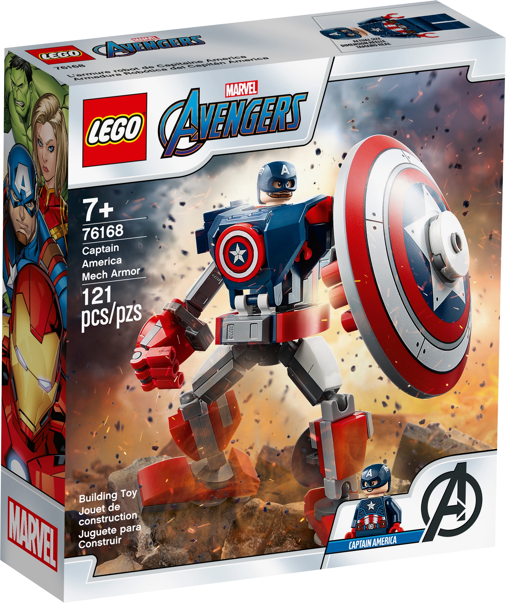 LAST CHANCE TO BUY Lego Brickheadz 41492 Captain America READ DESCRIPTION!