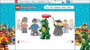 The Series 5 homepage on LEGO.com.