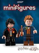 The Collectible Minifigures theme window for the Harry Potter series.