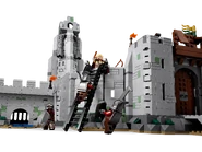 The outside of Helms Deep