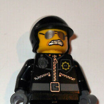 NEW LEGO MOVIE GOOD/BAD COP MINIFIG minifigure figure 70802 police 2 sided face