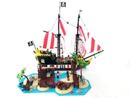 The ship separated from the island build