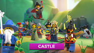 Willa and other Castle heroes in LEGO Legacy: Heroes Unboxed