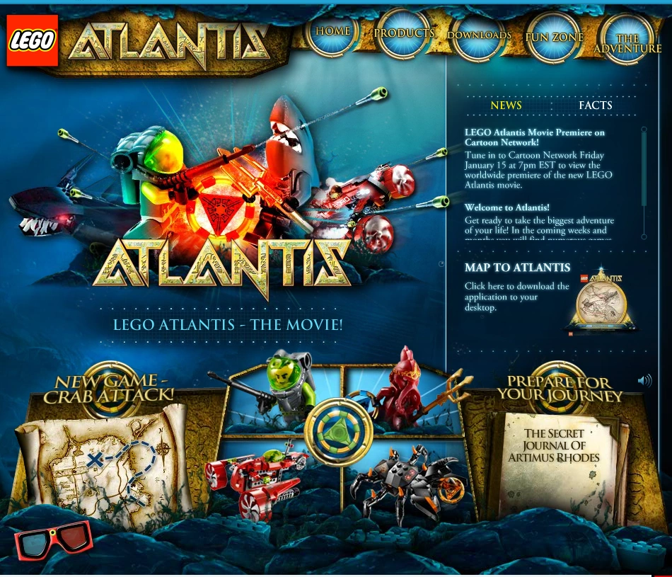 lego atlantis website