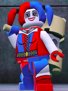 Harley quinn top lego batman