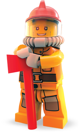 Firefighter deals lego man