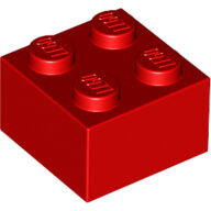 red lego block