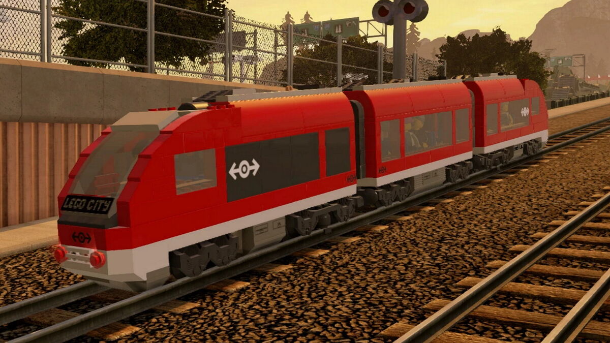 Lego city top train 7938