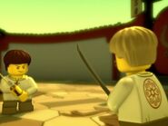 Wu and Garmadon training in the early 1960s.