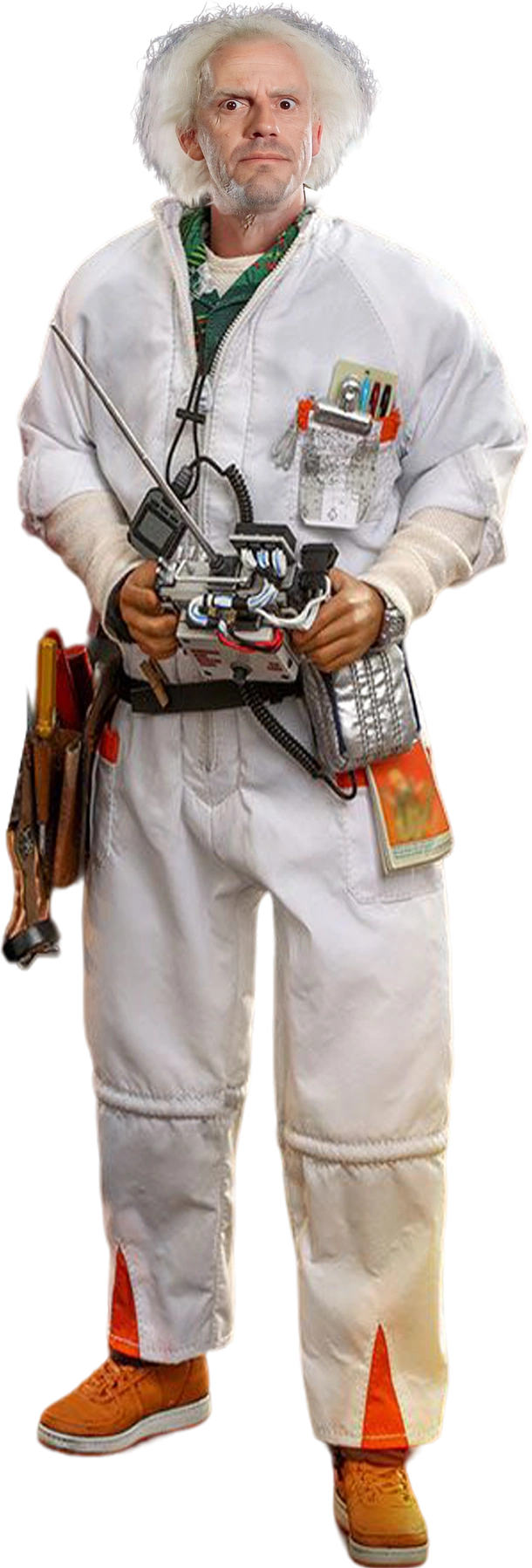 Hot Toys Dr. Emmett Brown 1/6 - Back To The Future Parte II - Figura Da Collezione 30 Cm (HT902790) - 2