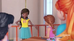 Andrea wants to know why the other girls wanted to be the star when they don’t like being on tv.