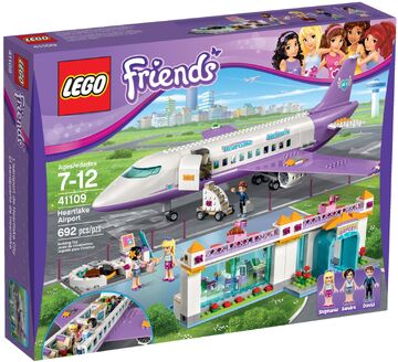 Lego friends aeroplane set top