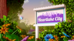 Heartlake City sign