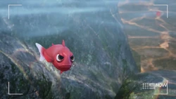 This fish is angry that there is less water in the lake.