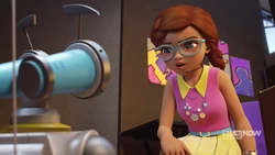 Olivia is suspicious about why the speaker fell down.