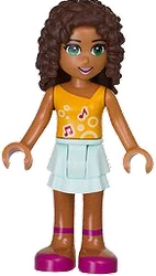 Andrea minidoll in her original outfit