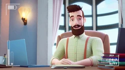 Steve talking about the records kept since the founding of the city.