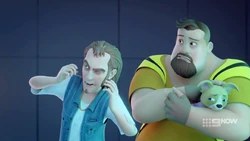 Ricky, Joey and Sherlock are really afraid of Carter Greene!