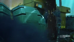 The Dredger breaks another support pillar.