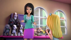 Sophie in the episodes.