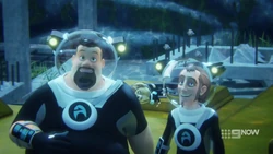 Joey and Ricky are quite happy to go to lunch.