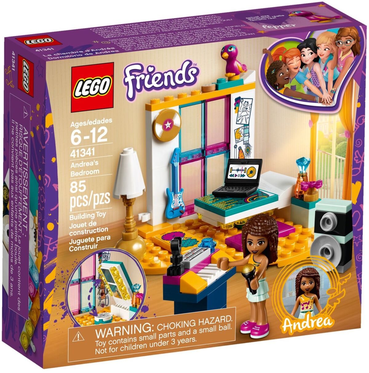 Конструктор LEGO friends 41341 комната Андреа