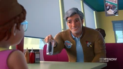 Lucas brought a gift for Olivia,